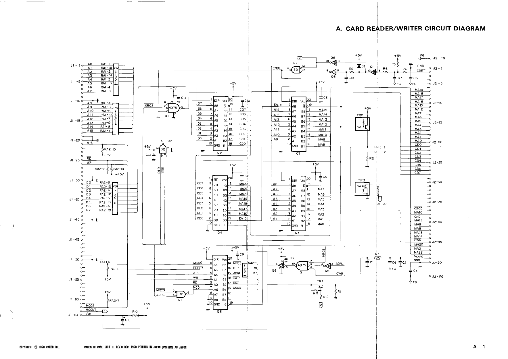 Canon Options IC-II Card-Unit-II Parts and Service Manual-4